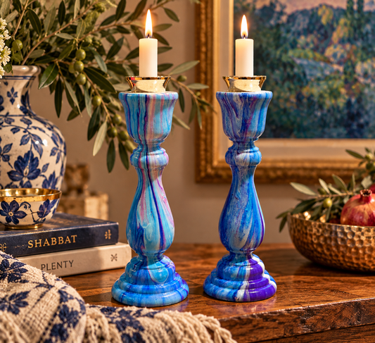 Liora Shabbat Candlesticks