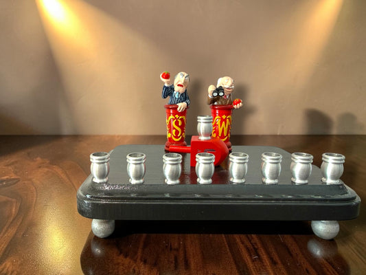 Statler & Waldorf Muppets Menorah