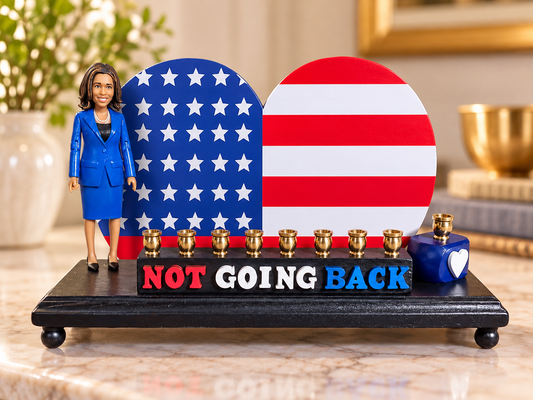 Retired 2024 Edition “Not Going Back” Menorah — Final Pieces