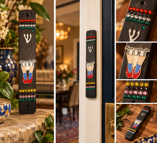 Ruby Door: No Place Like Home Mezuzah Case