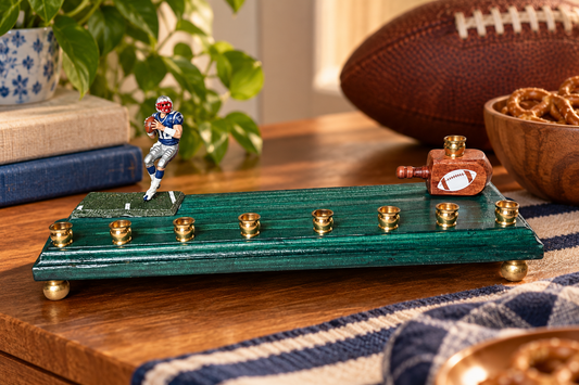 A Very Brady Hanukkah — Collectible Tom Brady #12 Patriots Menorah