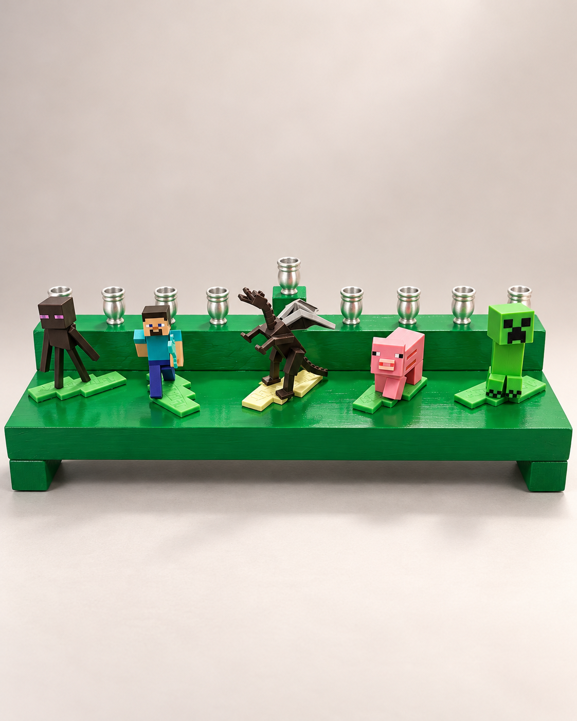 Block by Block: A Minecraft-Inspired Hanukkah Menorah