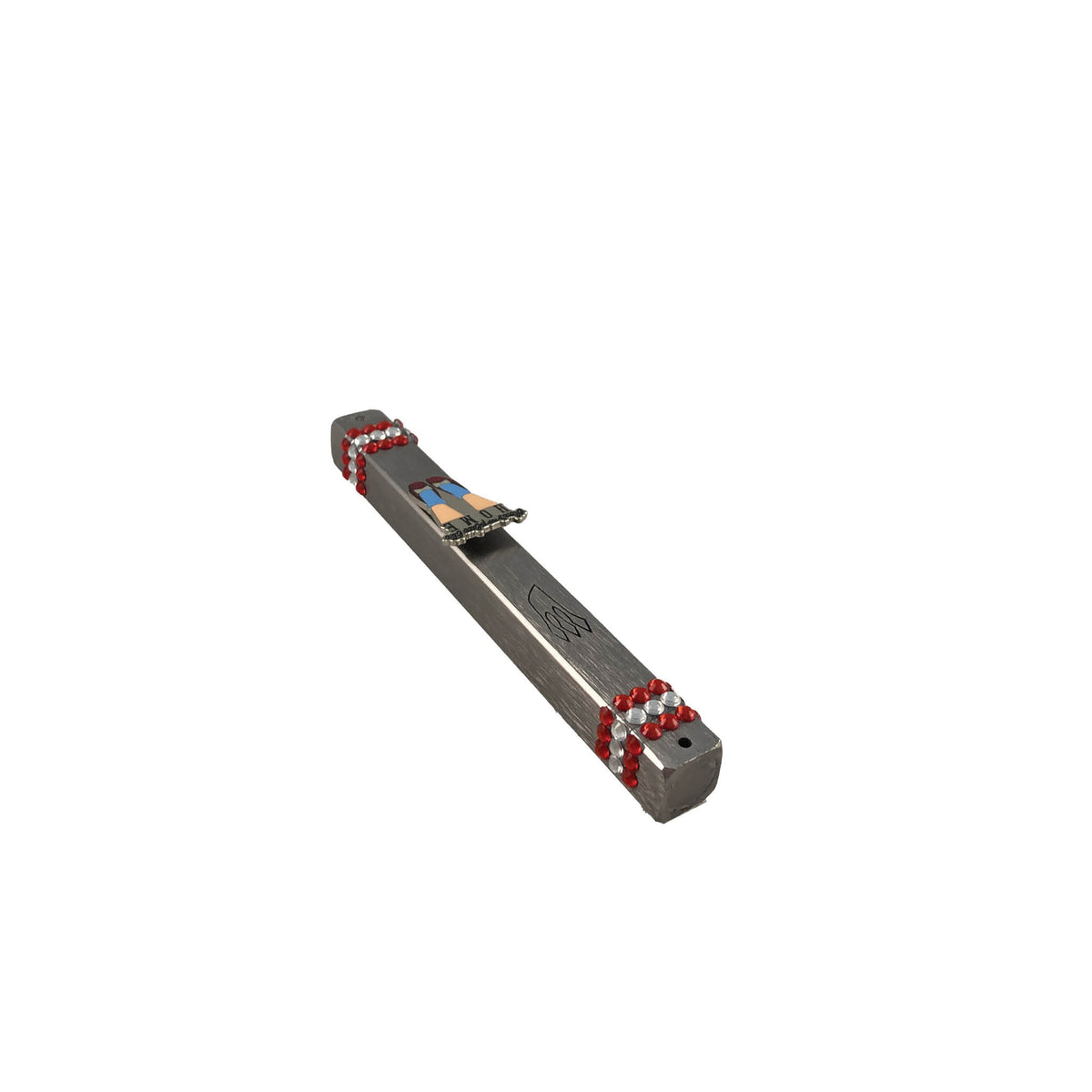 There is No Place Like Home Rhinestone Mezuzah Case