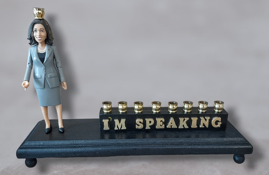 Kamala Harris “I’m Speaking” Menorah — Last One