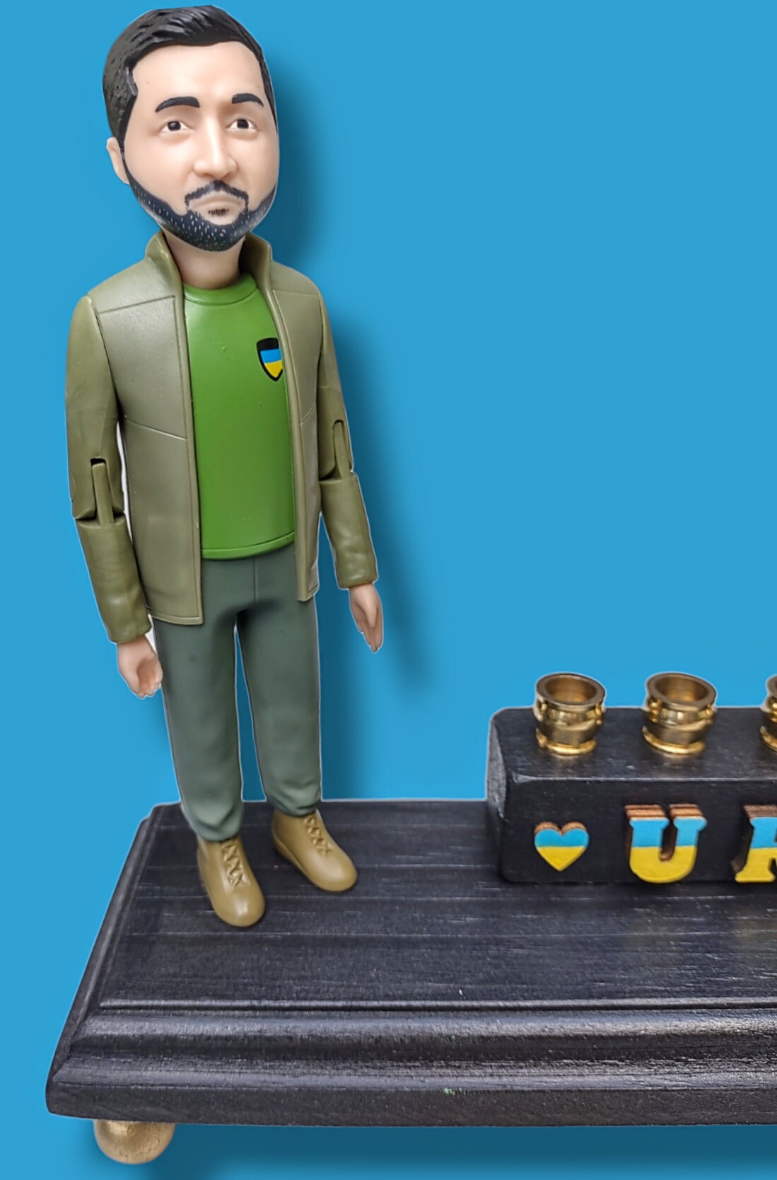 Stand with Ukraine Zelensky Menorah