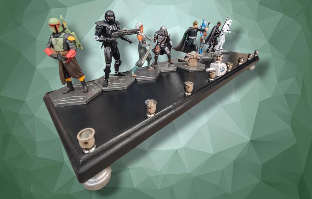 Star Wars Mandalorian Menorah