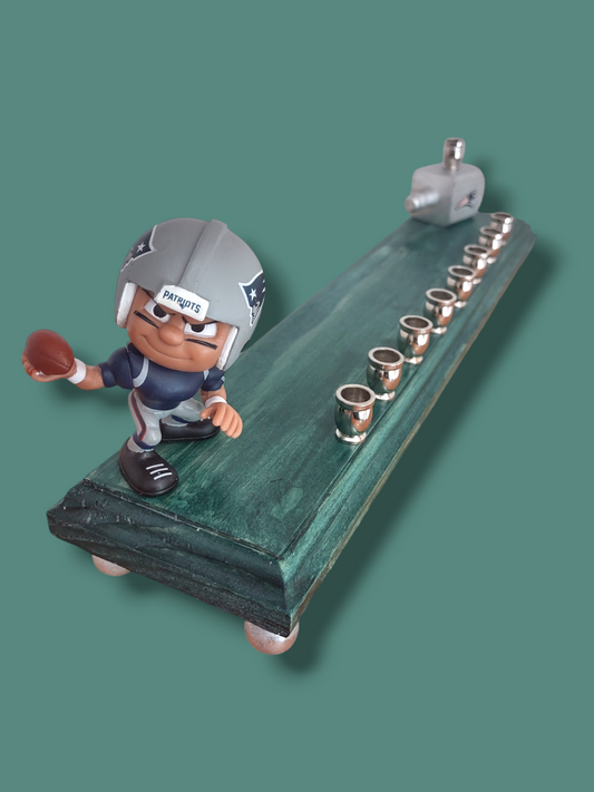Collectors Edition Patriots Football Menorah