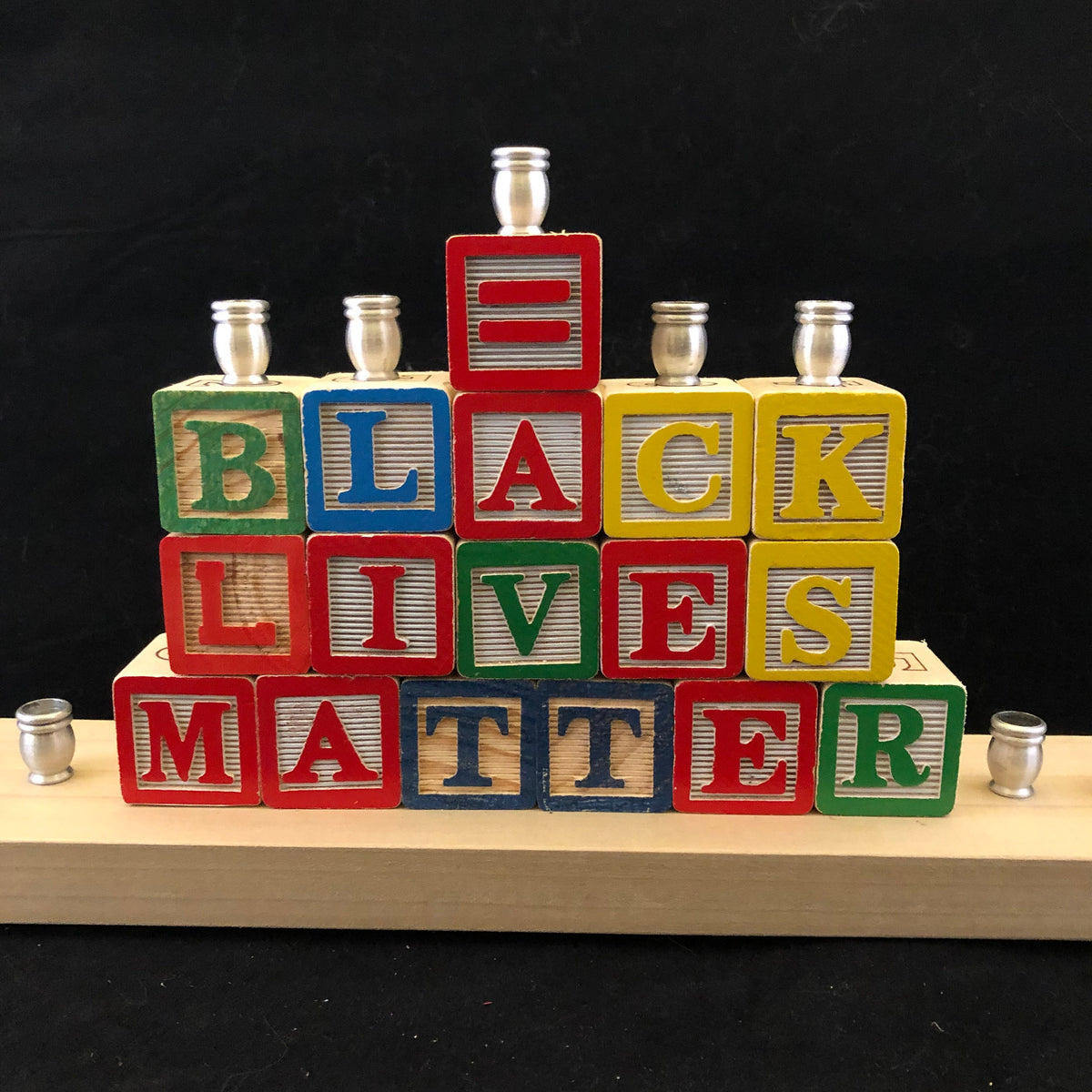 Black Lives Matter Menorah