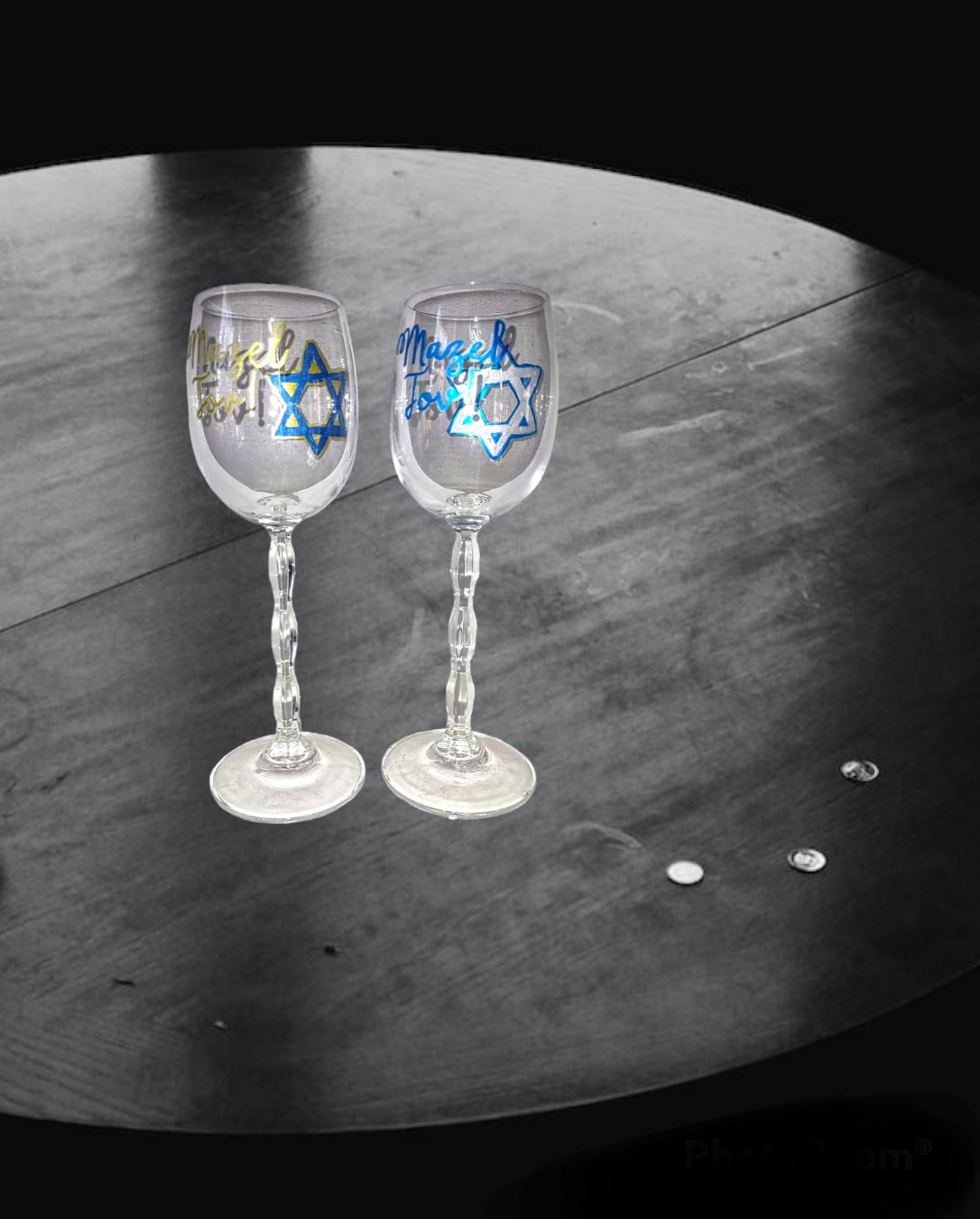 Mazel Tov Stemware