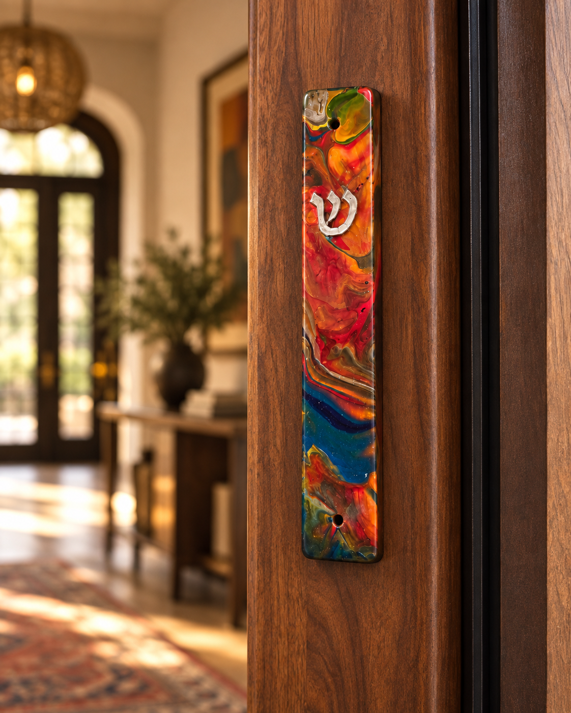 Desert Sunset Mezuzah Case