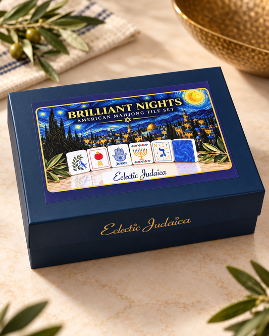 Brilliant Nights Hanukkah Mahjong Tiles Set