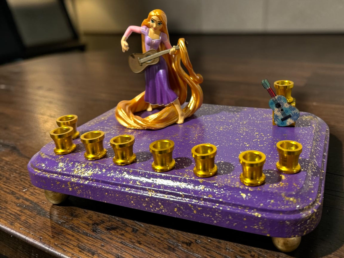 Princess Menorah Classic Disney Judaica Hannukah Rapunzel