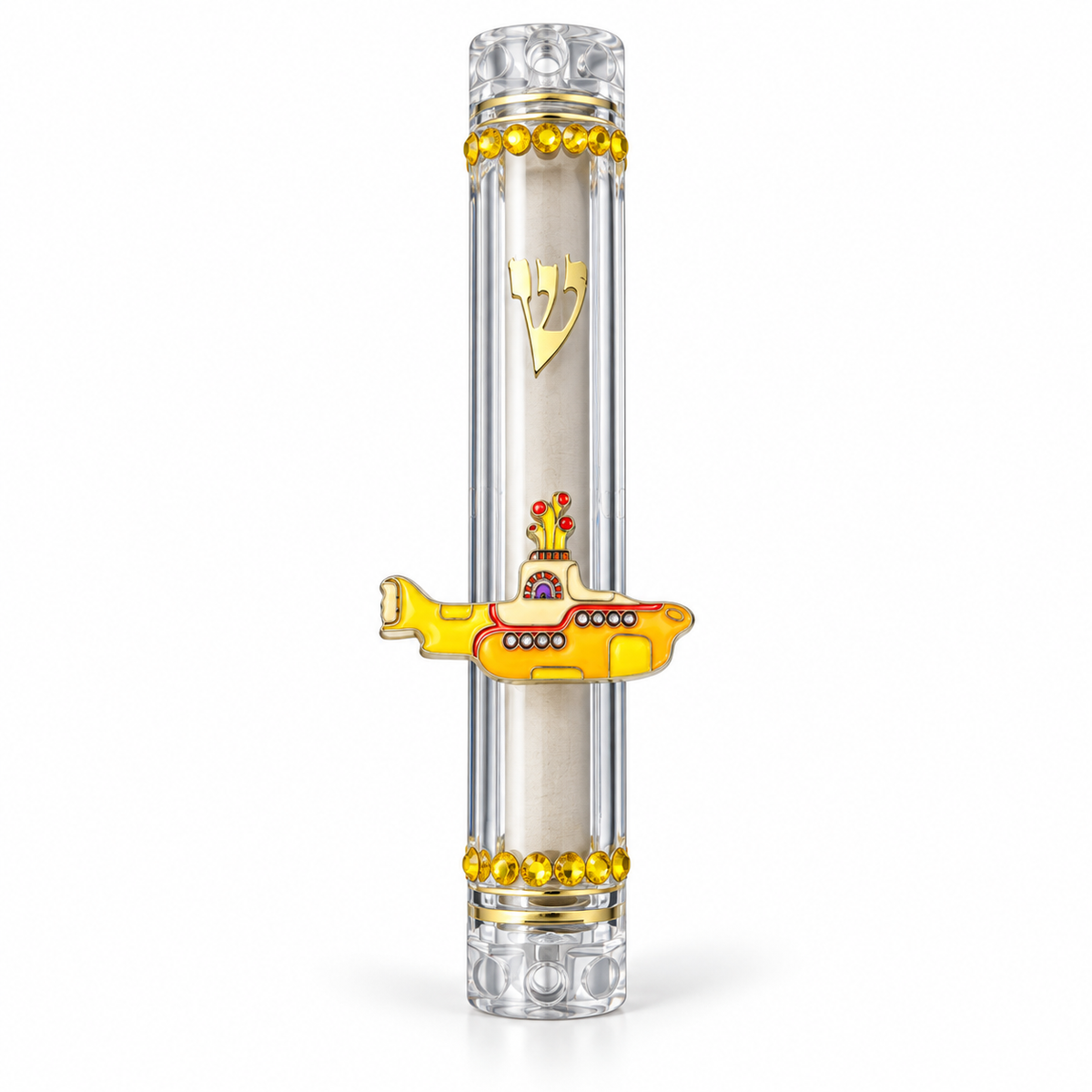 Yellow Submarine Mezuzah | All You Need Is Shalom