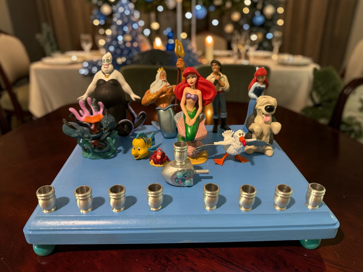 Classic Disney Little Mermaid Menorah Princess Menorah