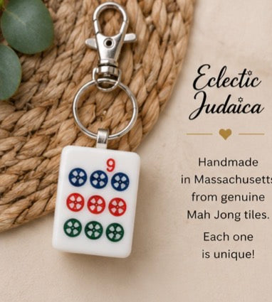 Genuine Mah Jong Tile Keychain