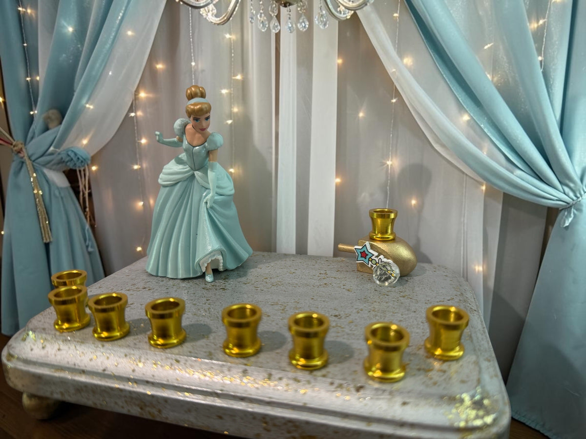 Cinderella Classic Disney Hanukkah Menorah