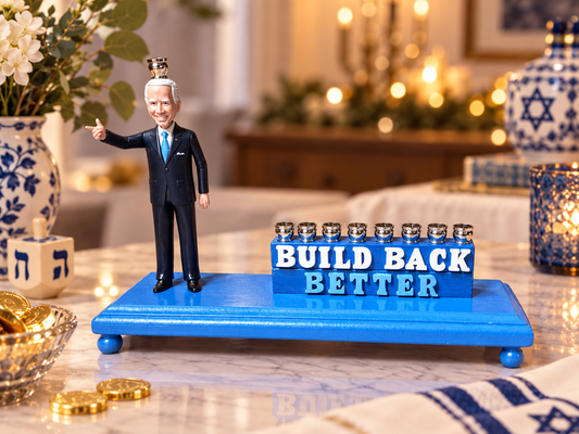 Retired Joe Biden “Build Back Better-orah” Menorah — Final 2