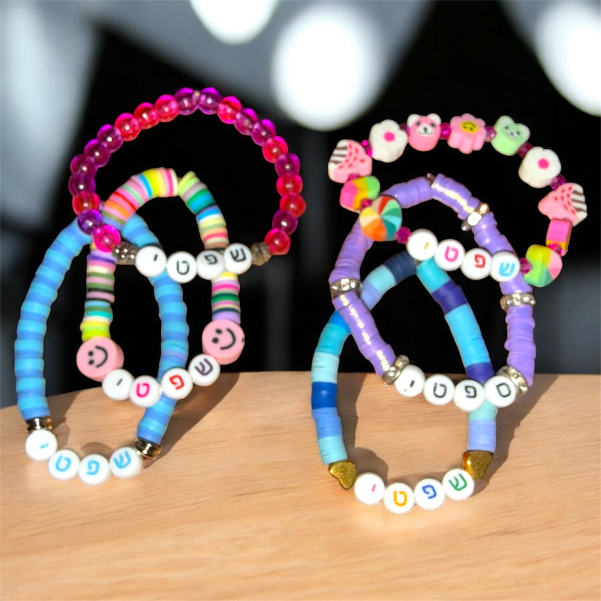Swiftie Hebrew TS fan bracelets