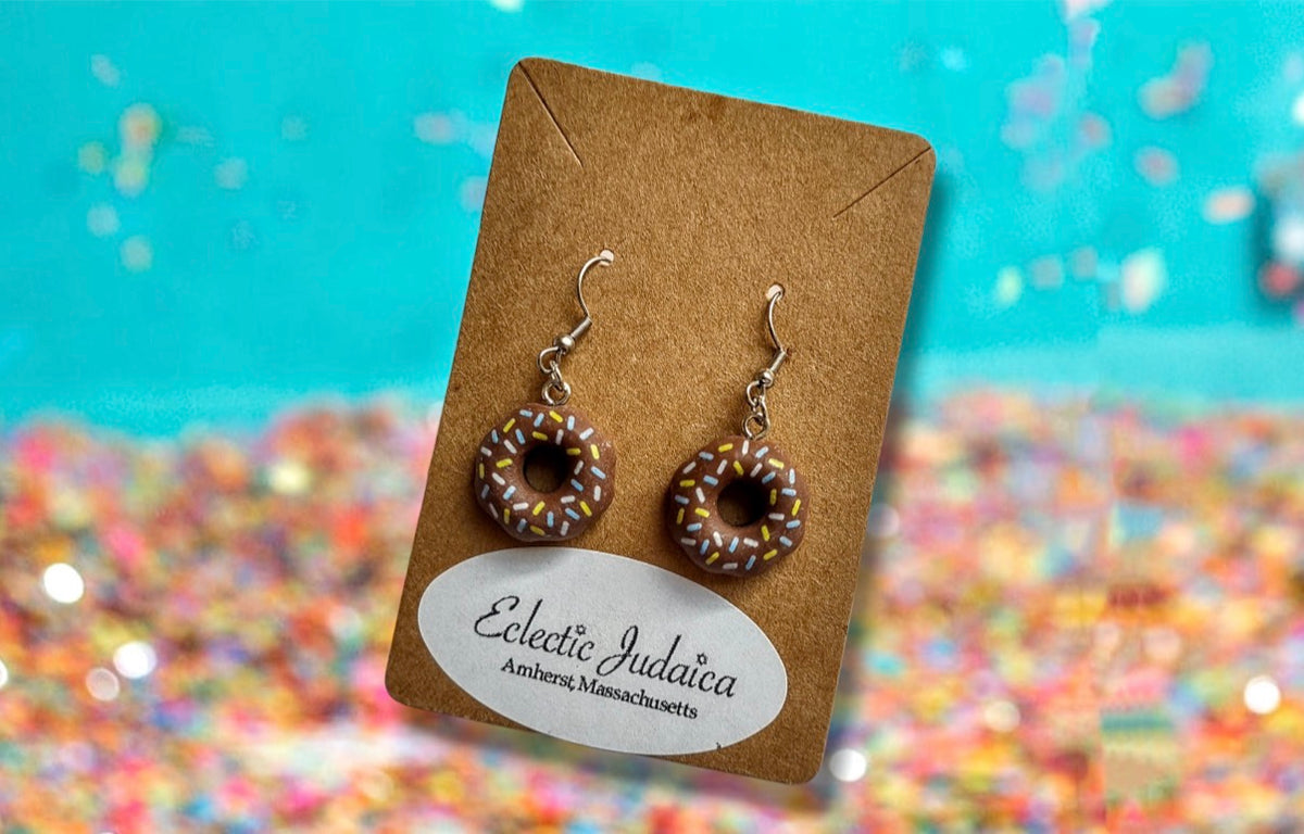Donut earrings