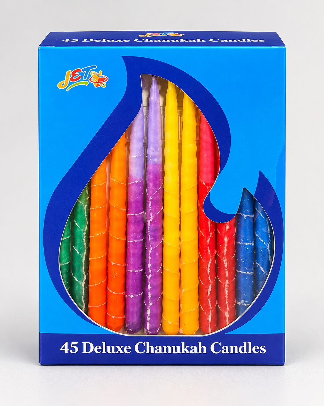 Multicolor Deluxe Hanukkah Candles