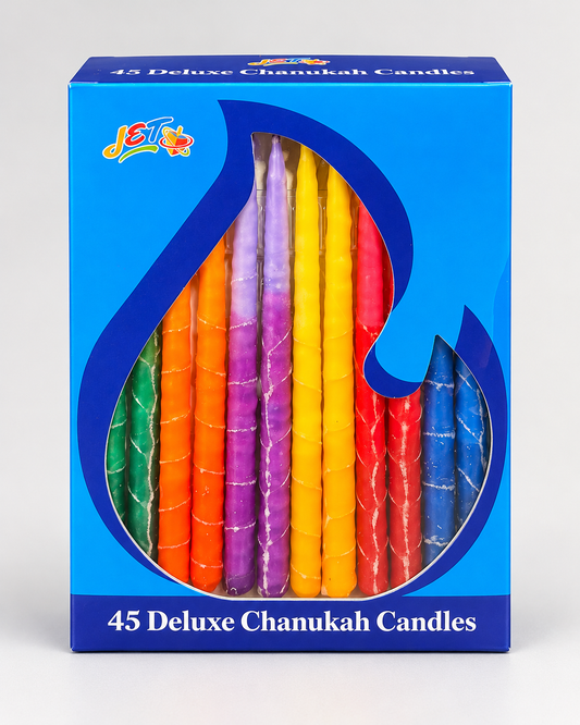 Multicolor Deluxe Hanukkah Candles
