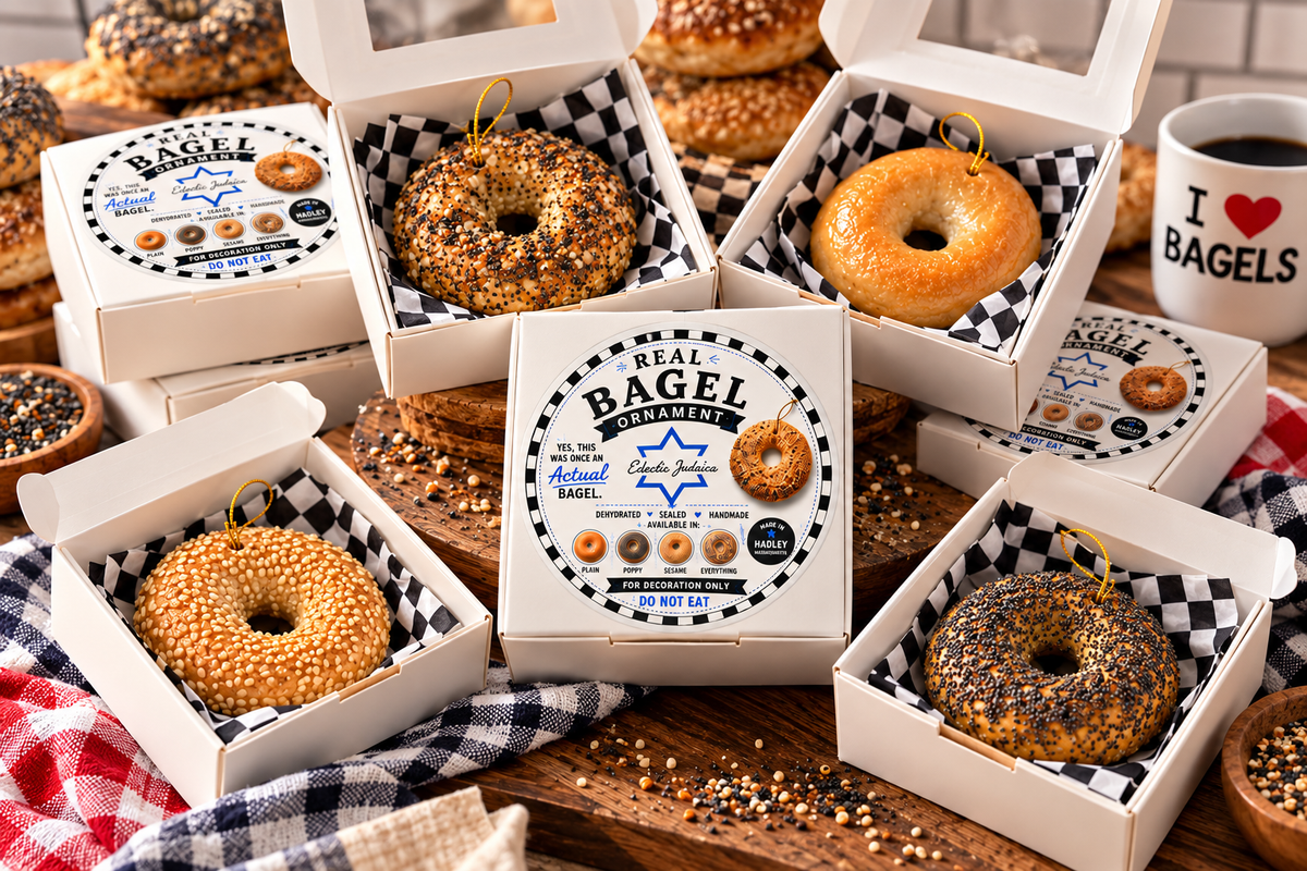 Real Bagel Ornaments — Yes, They Were Once Actual Bagels!