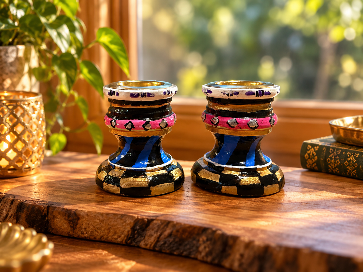 Esti Shabbat Candlesticks