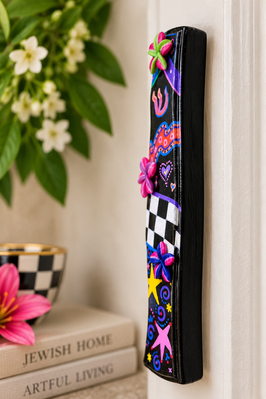 Zelda Hand-Painted Mezuzah