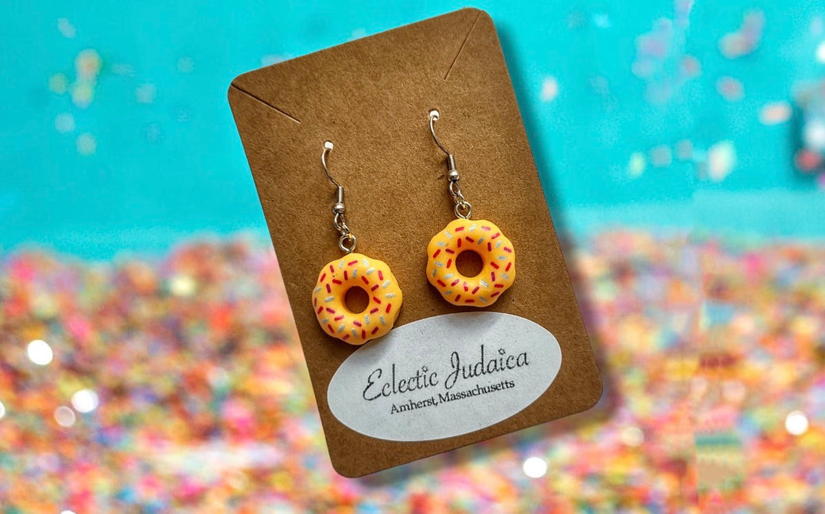 Donut earrings