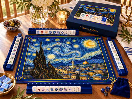 Brilliant Nights Hanukkah Mahjong Tiles Set
