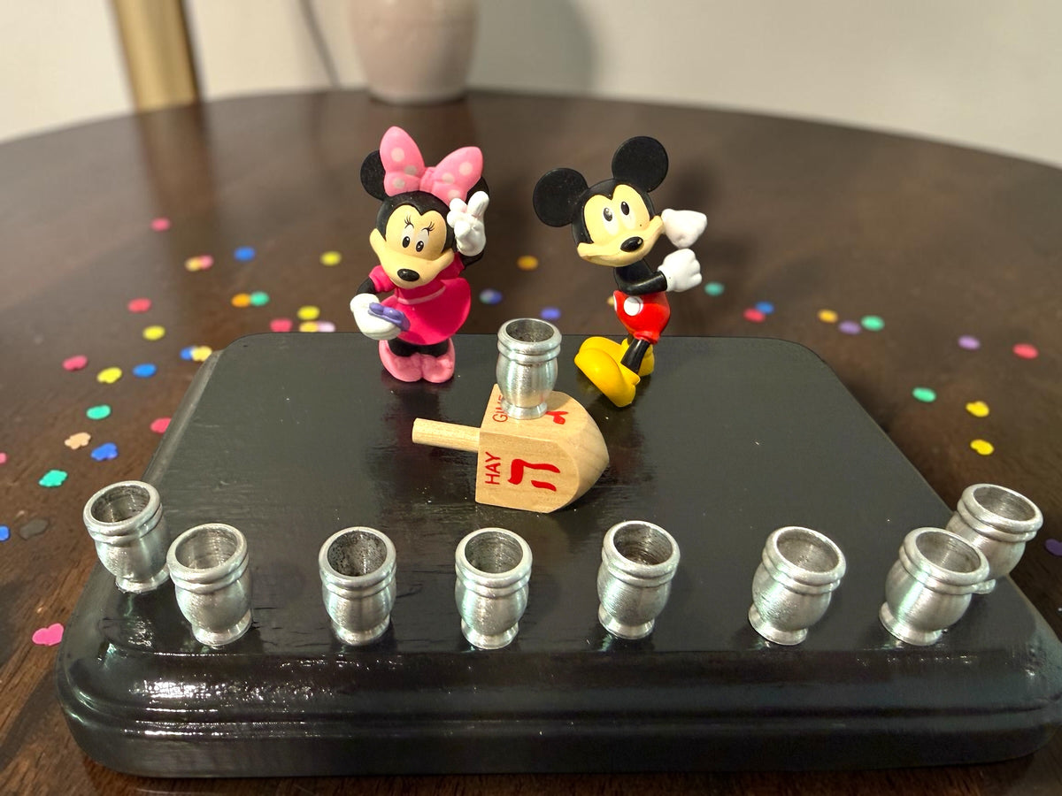 Mickey & Minnie Mouse Chanukah Menorah
