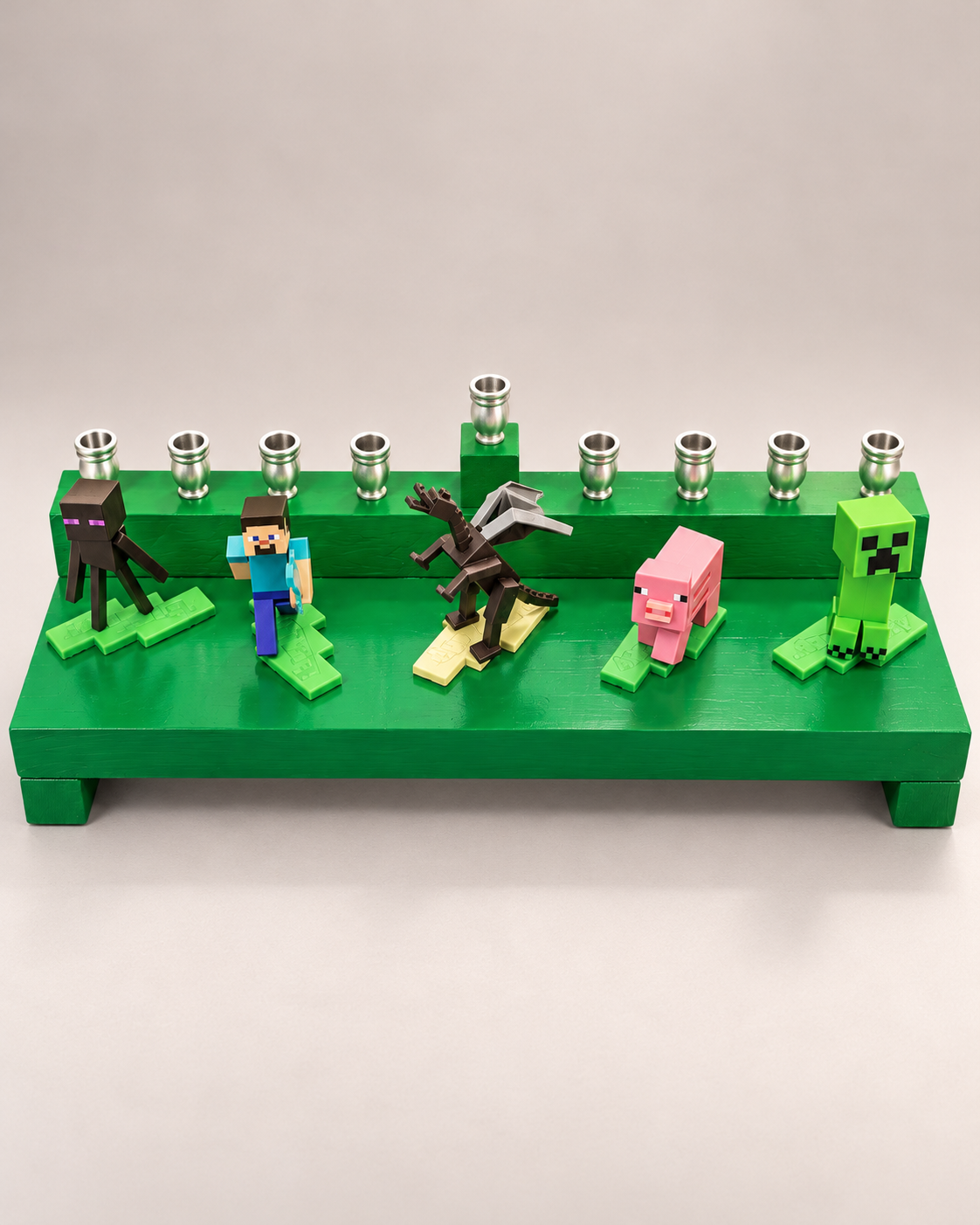 Block by Block: A Minecraft-Inspired Hanukkah Menorah