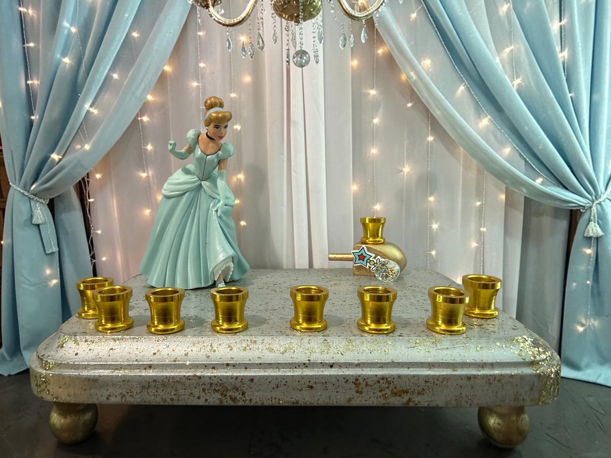 Cinderella Classic Disney Hanukkah Menorah