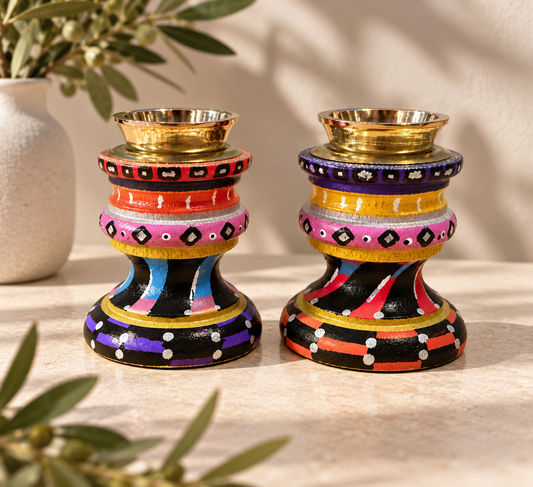 The Ziva Shabbat Candlesticks