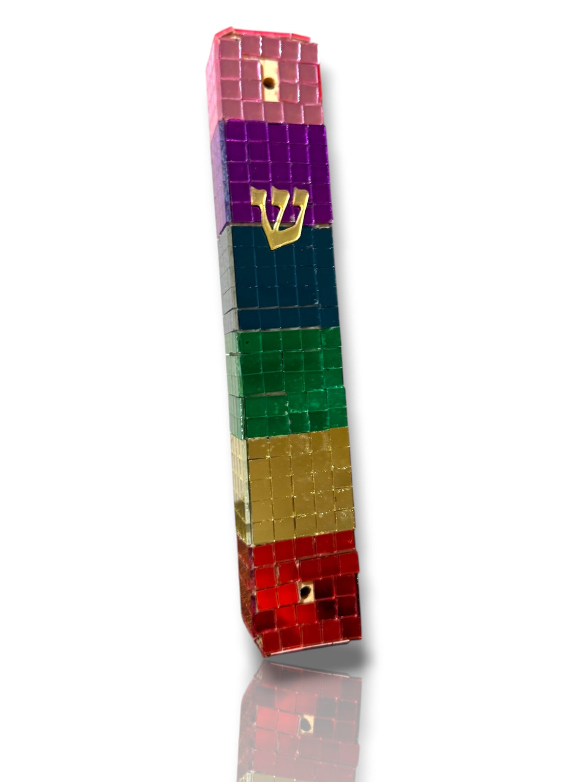Disco Mirrored Mezuzah Case- Multiple Colors Available