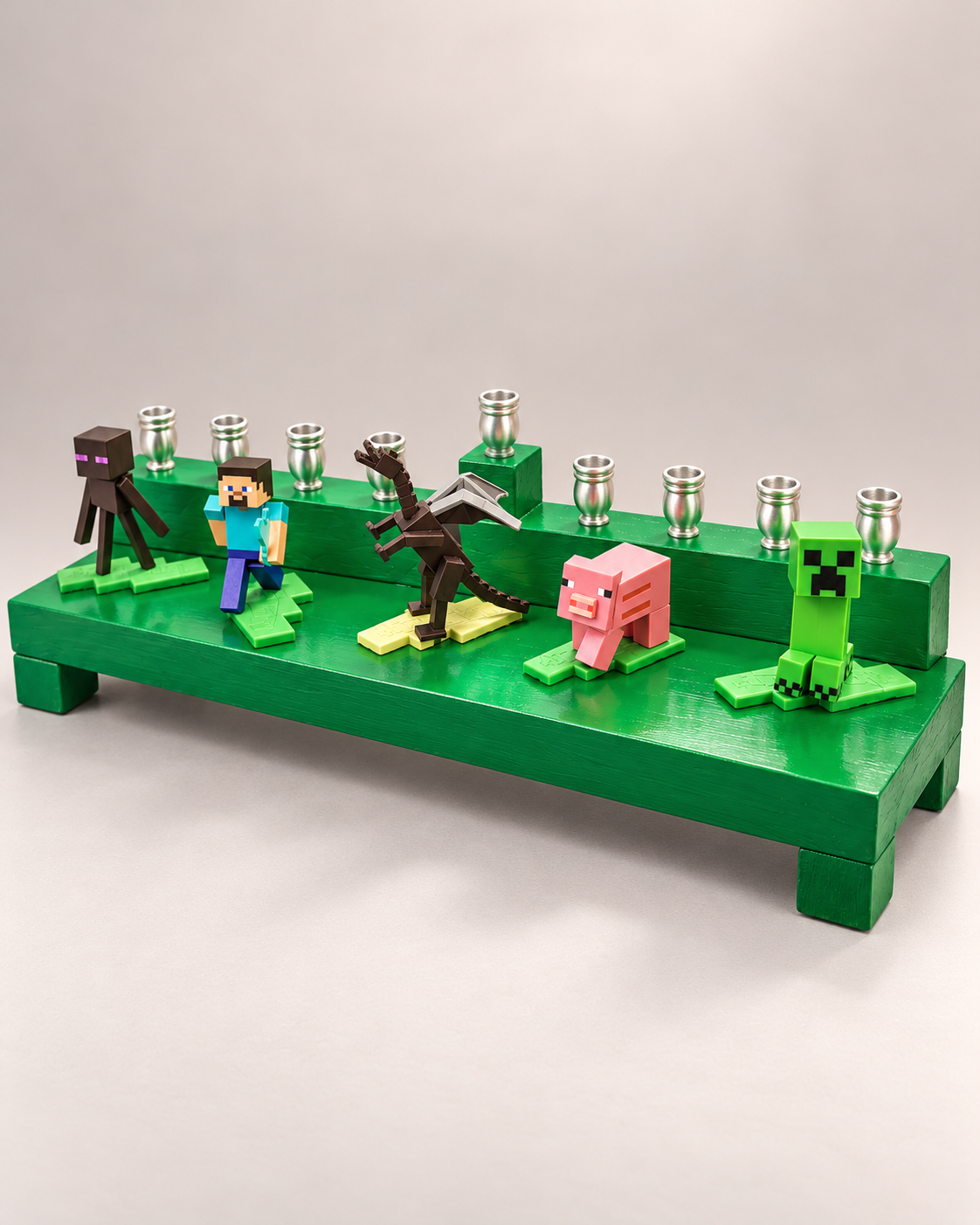 Block by Block: A Minecraft-Inspired Hanukkah Menorah
