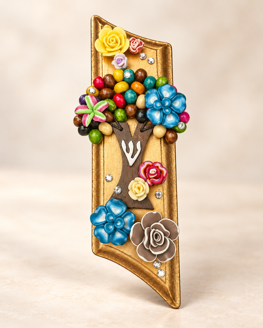Etz Chaim in Bloom Mezuzah Case