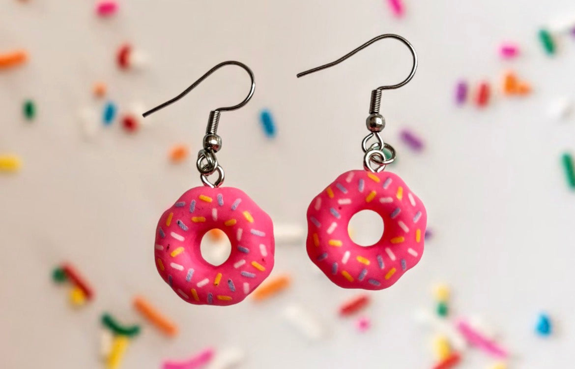 Donut earrings