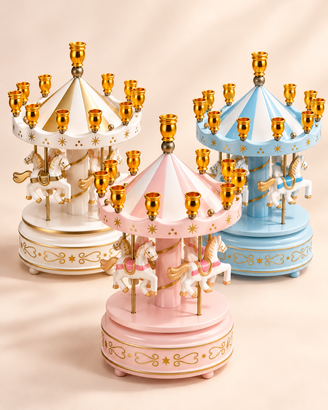 Carousel Music Box Menorah