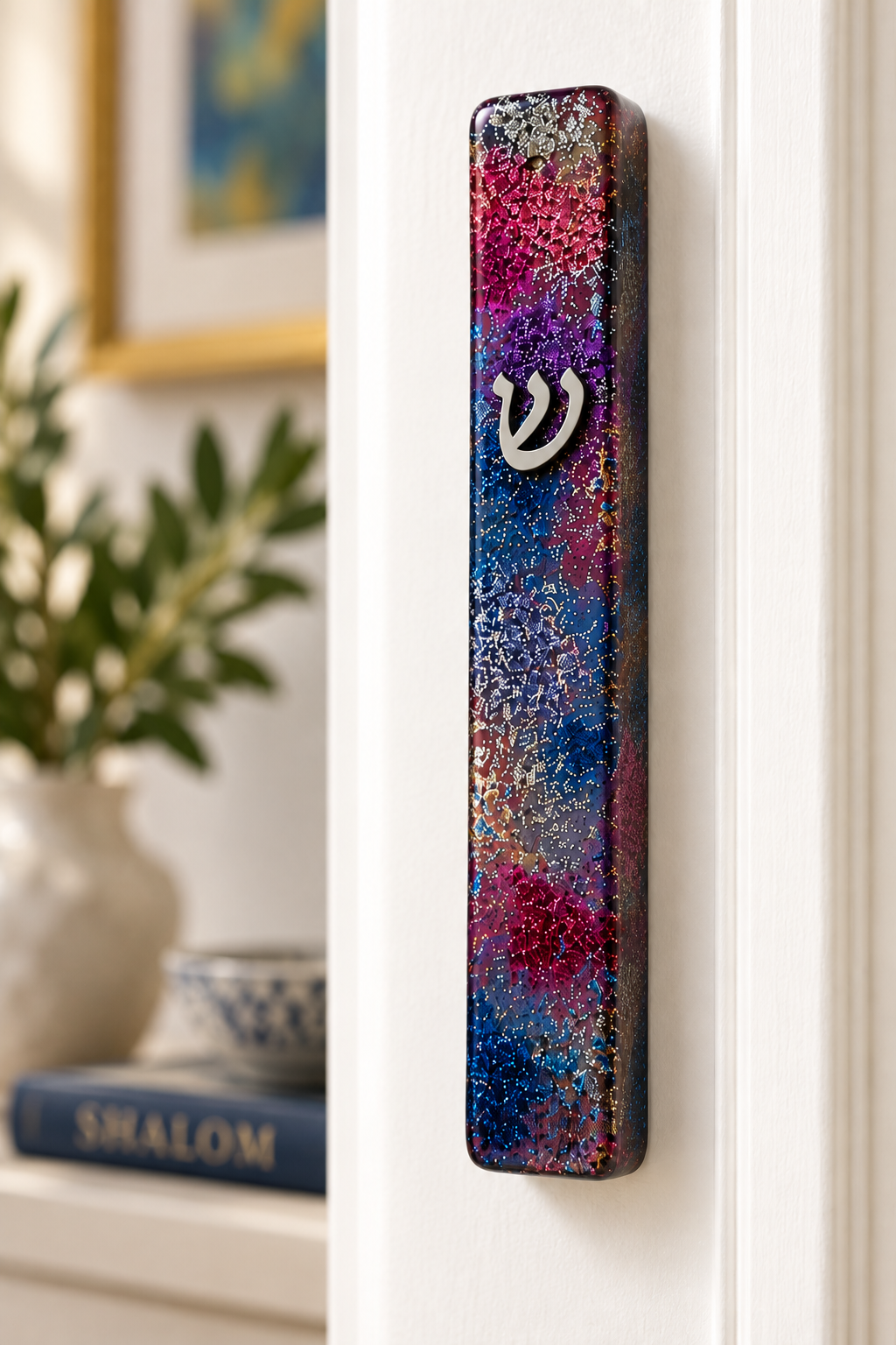 The Mazel Collection — Handcrafted Glitter Mezuzahs