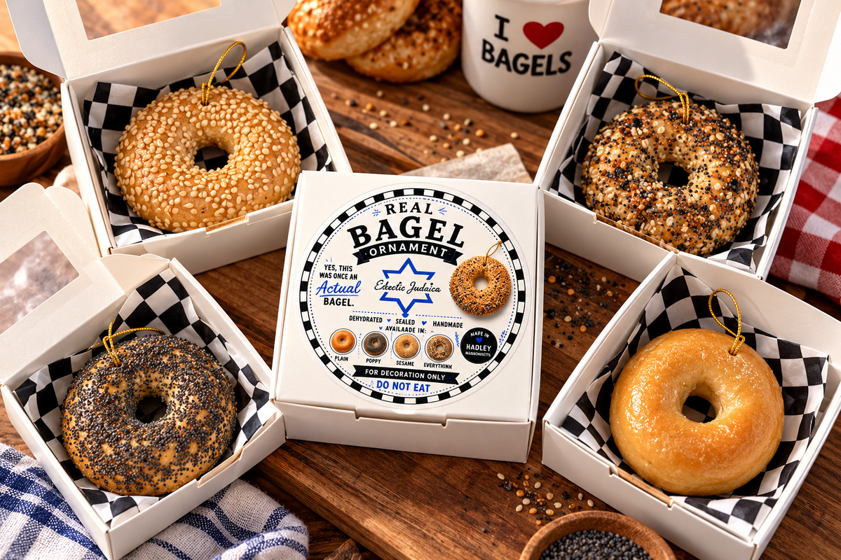 Real Bagel Ornaments — Yes, They Were Once Actual Bagels!
