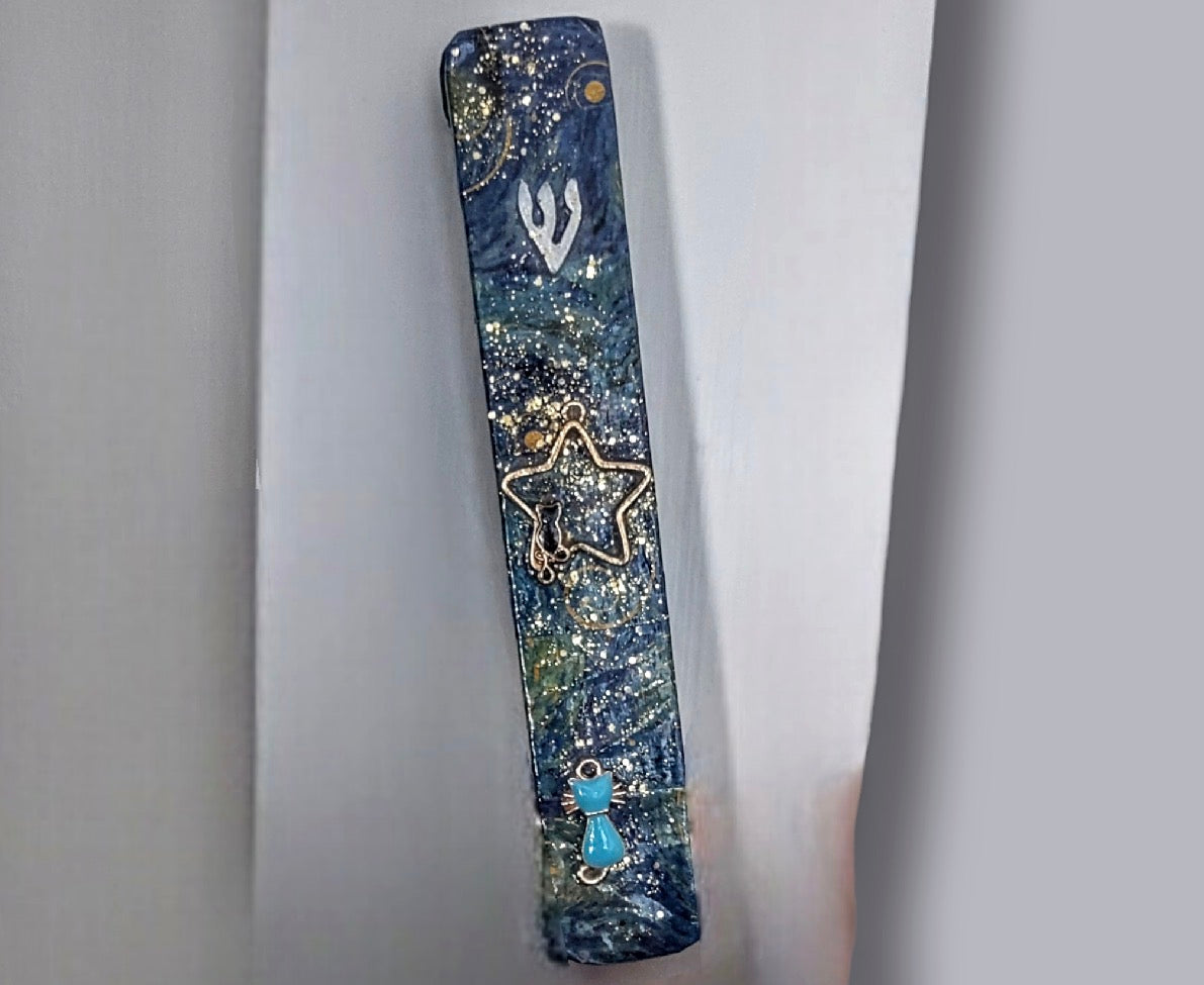 Van Gogh Inspired Mezuzah
