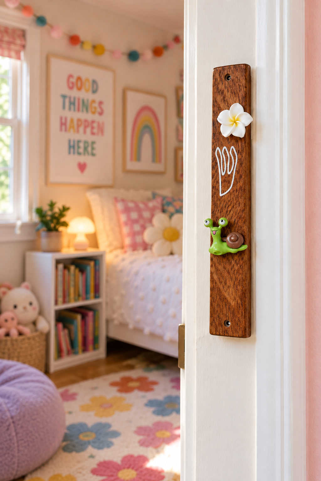 Slow & Steady Mezuzah | Garden of Shalom Collection