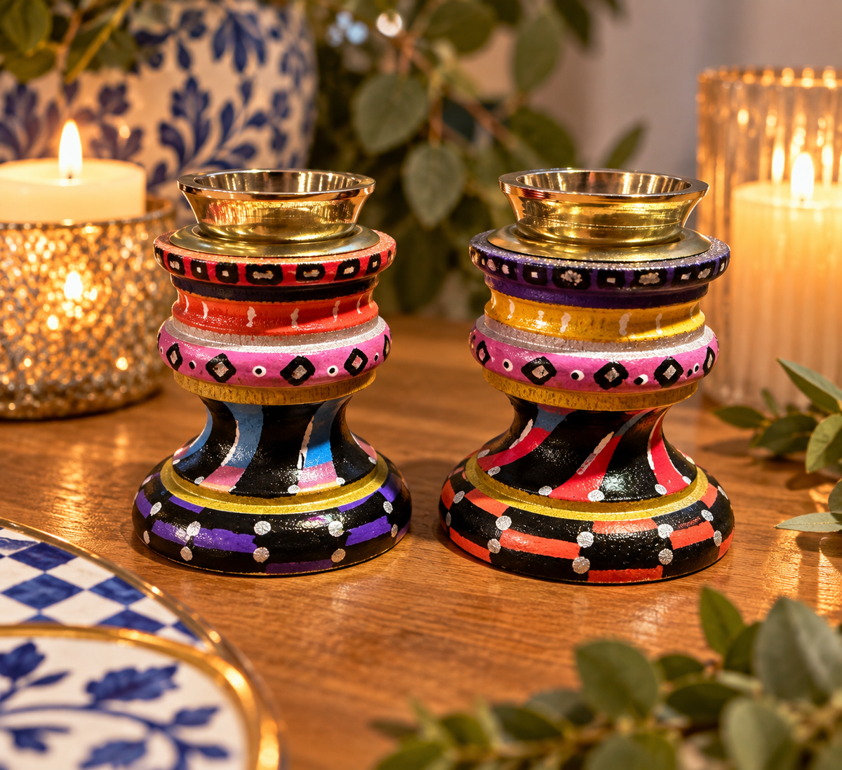 Esti Shabbat Candlesticks