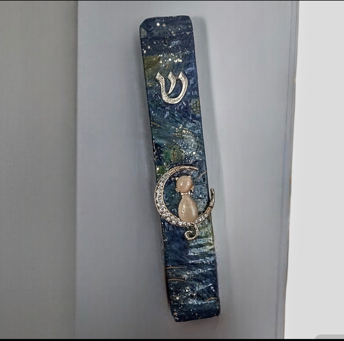 Van Gogh Inspired Mezuzah