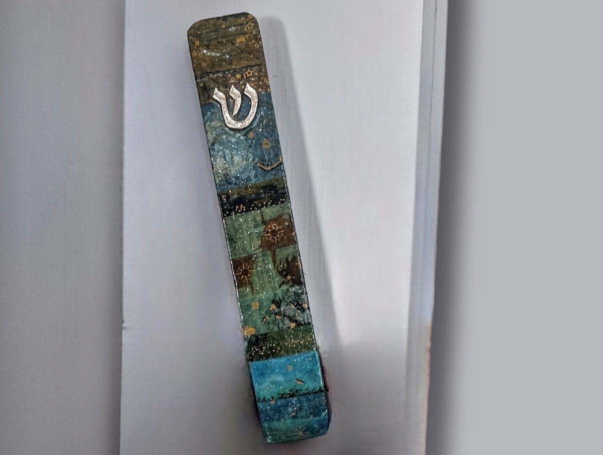 Van Gogh Inspired Mezuzah