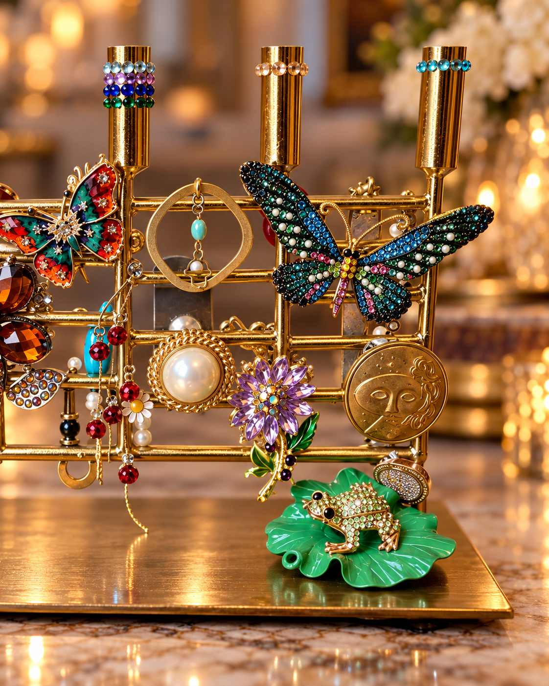 The Curiosity Garden Menorah — The Heirloom Collection