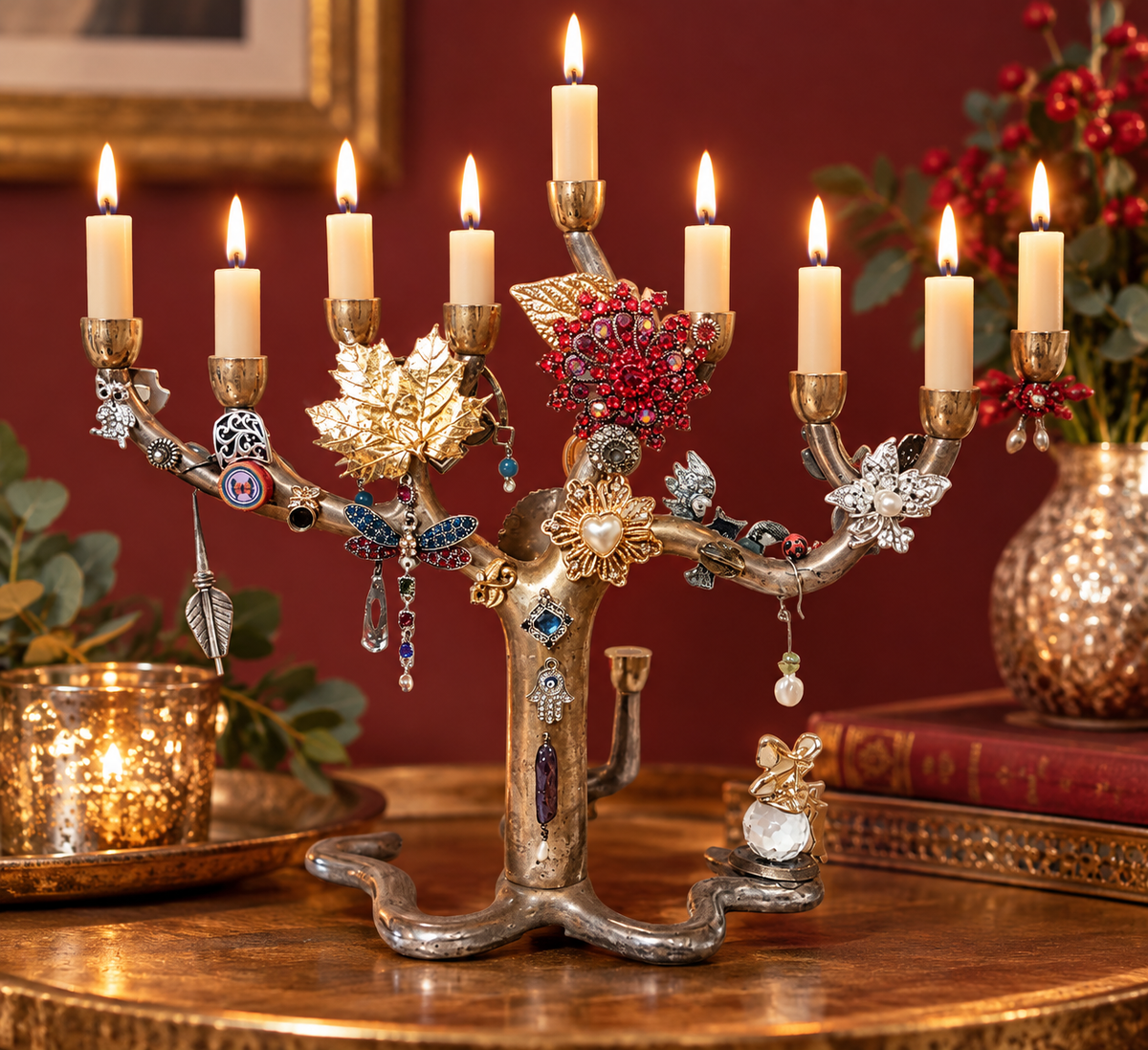 Tree of Treasures Menorah — The Heirloom Collection