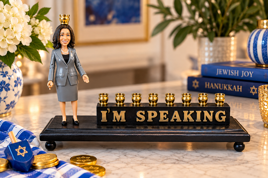 Kamala Harris “I’m Speaking” Menorah — Last One