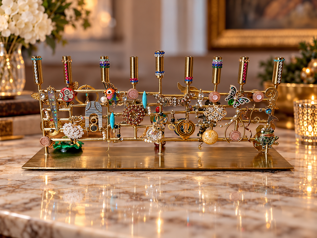 The Curiosity Garden Menorah — The Heirloom Collection
